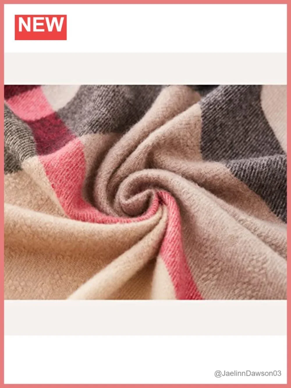 Plaid Shawl Wrap Open Front Poncho Cape Warm Cardigan